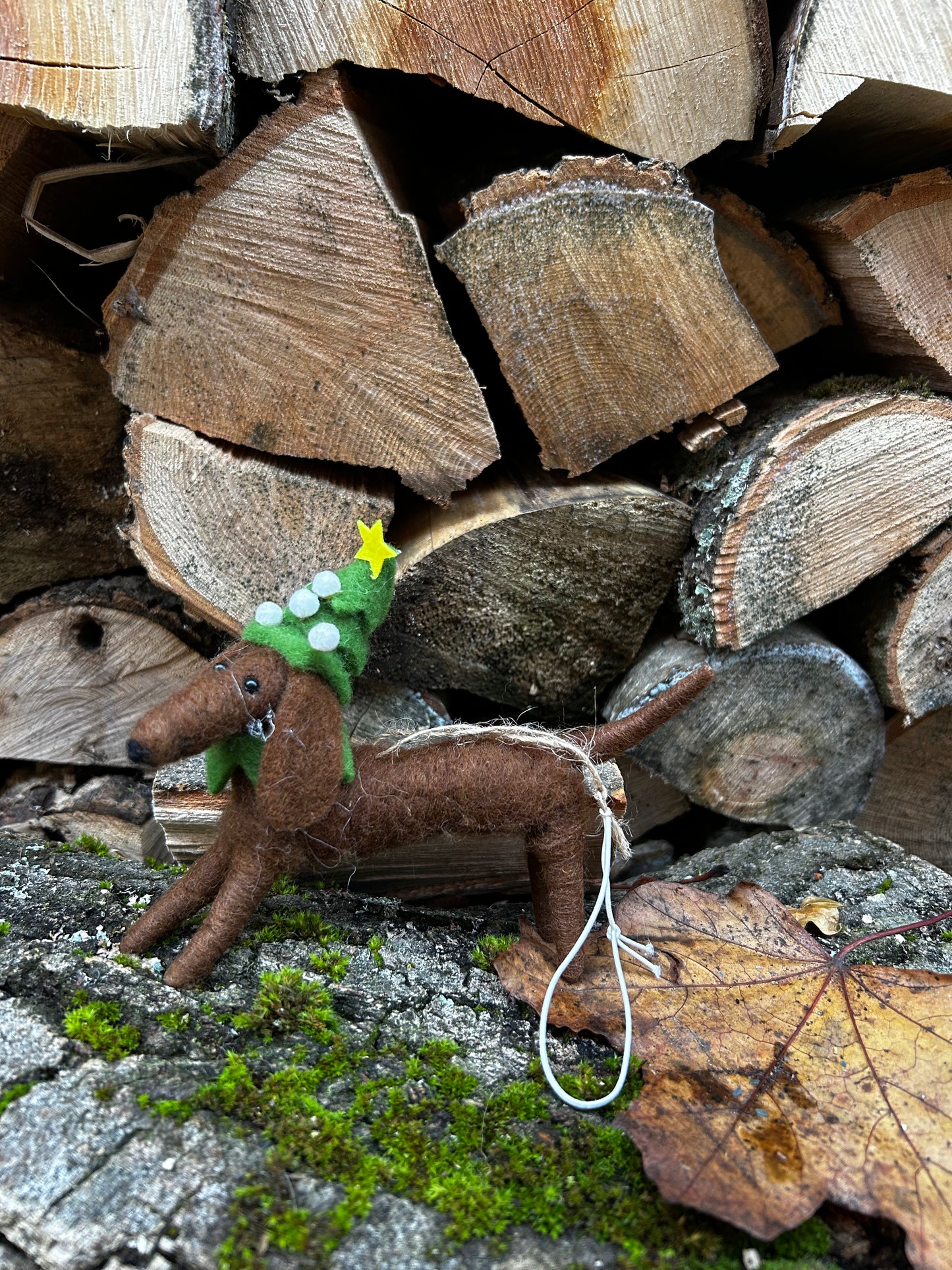 Dog Christmas decoration