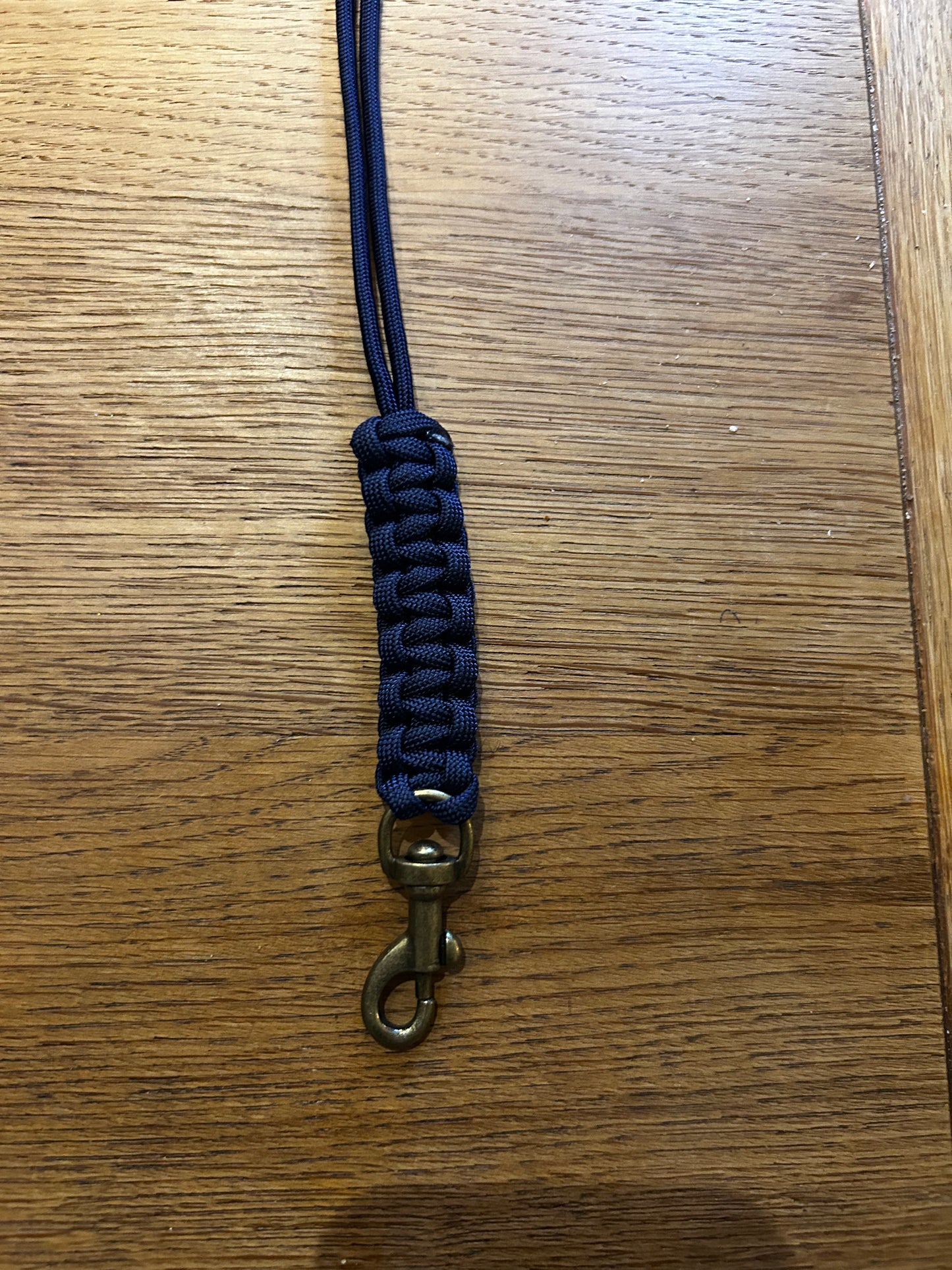 Navy lanyard