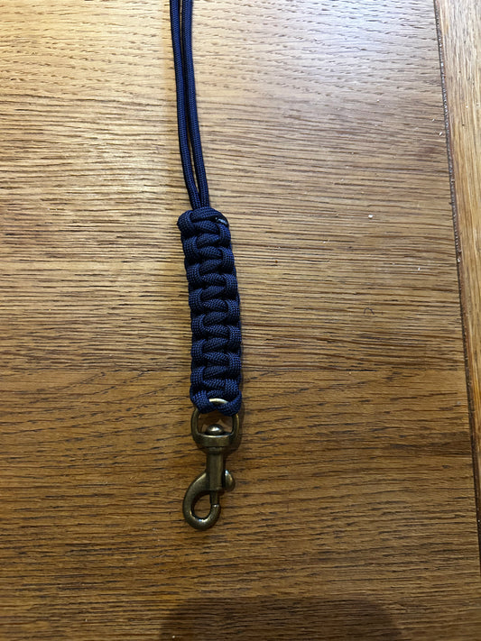 Navy lanyard